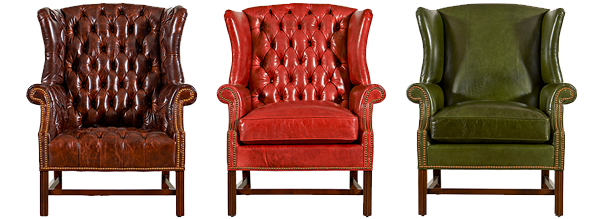 Tufted Wing Chairs